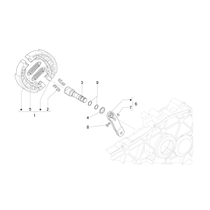 Freno posteriore - Ganasce Vespa Sprint 50 4 tempi IGET 3V Euro 5