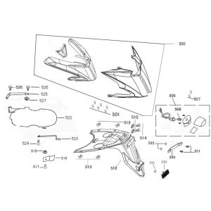 Fanale posteriore AGM R8