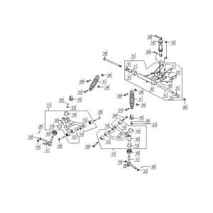 Forcellone Kymco Maxxer 90 nero