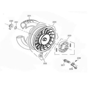 Ruota posteriore - Ganasce freno Edwards Tomorrow Legend rosse