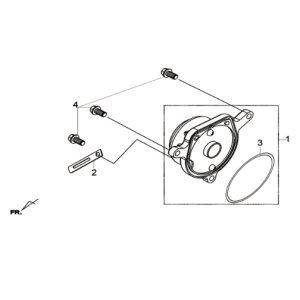 Coperchio Sym Joymax 300I ABS E3 2014-2016