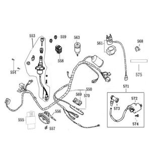 Blocchetto di accensione - Cablaggio AGM New Flash Euro 2 ←2018