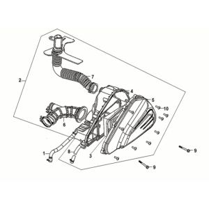 Filtro aria Sym Fiddle IV 50 Euro 5