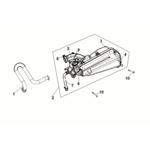 Filtro aria Sym Orbit III 50 E5