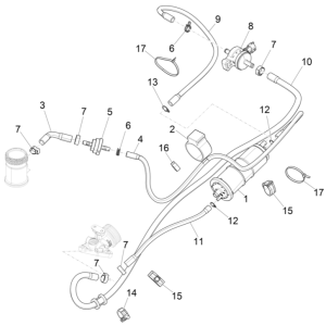 Sistema antipercolazione Piaggio Liberty 50 4 tempi AC