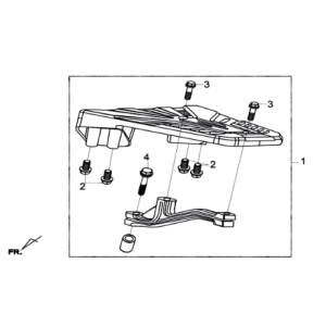 Portapacchi Sym Joymax 300I ABS E3 2014-2016