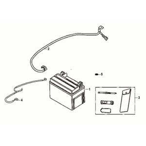 Batteria - Set di attrezzi Sym Fiddle IV 50 Euro 5