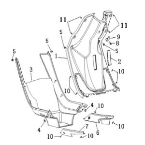 Paragambe Generic Cracker 50 2 tempi blu 2010