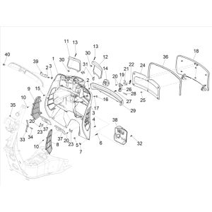 Parabraccia Vespa GTS 300 HPE 4V IE ABS Euro 4 2019