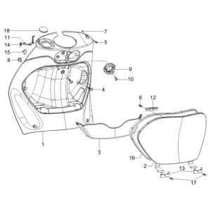 Paragambe Piaggio Zip 2000 4 tempi AC