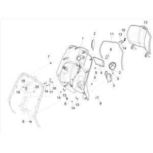 Paragambe Vespa Primavera 50 4 tempi IGET 3V Euro 5