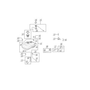 Serbatoio Kymco MXU 150