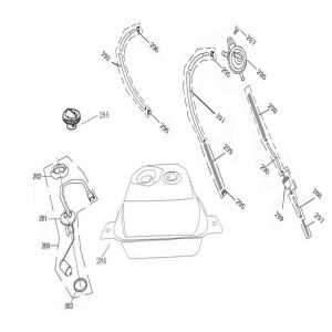 Serbatoio gas - Galleggiante serbatoio - Valvola a vuoto AGM R8