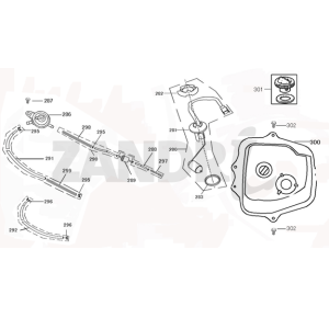 Serbatoio gas - Galleggiante serbatoio - Valvola sottovuoto BTC Riva Sport pantone blue