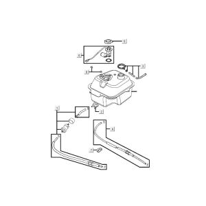 Serbatoio gas - Galleggiante serbatoio - Valvola a vuoto Kymco Agility FR 12" 4 tempi Euro 4 nera
