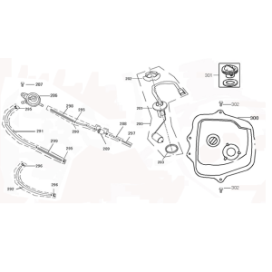 Serbatoio gas - Galleggiante serbatoio - Valvola sottovuoto Rover GT blu scuro