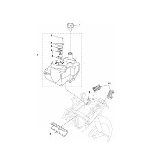 Serbatoio gas - Galleggiante serbatoio - Valvola a vuoto a 4 tempi Yamaha Aerox 2014