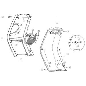 Copertina anteriore - Paragambe Niu M1 nero opaco