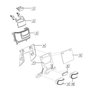 Fanale posteriore rosso Niu N1S