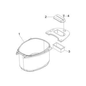 Scatola porta casco Vespa LX 50 4 tempi 2V AC 25km/h