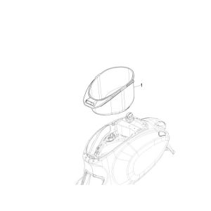 Scatola porta casco Vespa Sprint 50 4 tempi 2V 25km/h