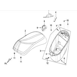 Sella - Helmbak Sym Mio