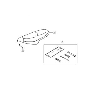 Sella Kymco DJ 2 tempi Silver