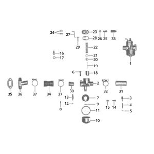 Carburatore Bing Zundapp GTS 50 517-40L0