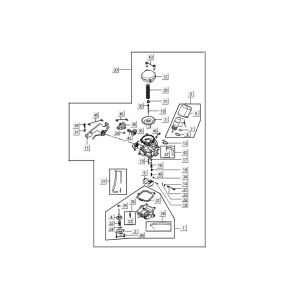 Carburatore Kymco Like TT 4 tempi nero lucido 2015
