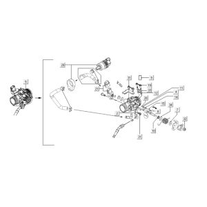 Carburatore Kymco New Dink 200i - KYMCO-NUOVO-DINK-200i