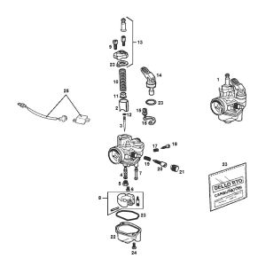 Carburatore Derbi Senda SM DRD vecchio modello