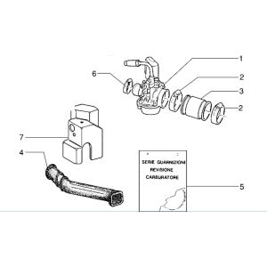 Carburatore Piaggio Zip RST 50 2 tempi AC