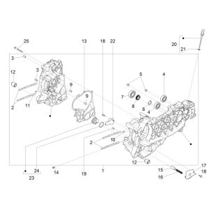 Carter Piaggio MP3 300 ie LT Business - Sport (con e senza ABS) 2016-2018