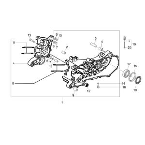 Carter Vespa LXV 50 2 tempi AC