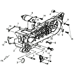 Carter - Motorino di avviamento Sym Allo (WH871) champagne