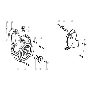 Coprivolano Kymco K-Pipe 4 tempi nero lucido