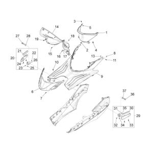 Pedana Piaggio New Fly 4 tempi 2V