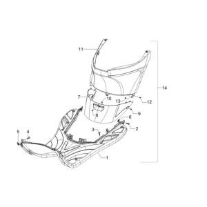 Pedana Piaggo Zip 50 4 tempi IGET 3V Euro 4