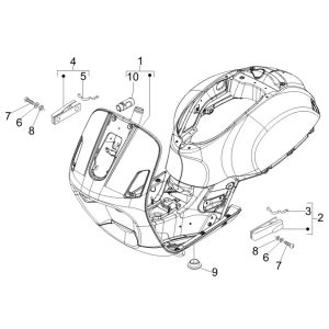 Telaio Vespa GTV 250 IE 4V