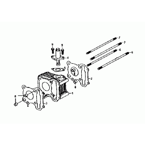 Cilindro Sym Fiddle III Euro 4