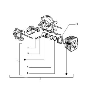 Cilindro - Pistone Piaggio Ciao