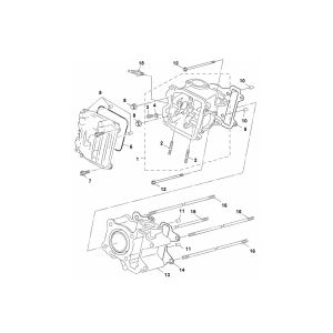 Cilindro - Testa cilindro Yamaha Aerox 4 tempi 2014