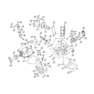 Testata cilindro Kymco MXU 300R