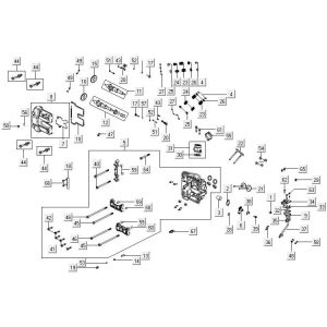 Testa cilindro Kymco MXU 500