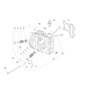 Testata Piaggo Zip 50 4 tempi IGET 3V Euro 4