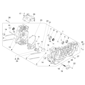 Carter Vespa GTS 125 IE ABS Euro 5 2021