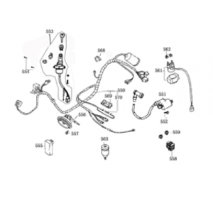 Blocchetto di accensione - Cablaggio Edwards Tomorrow Old Classic crema