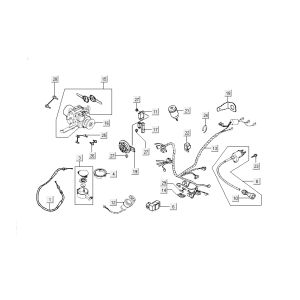 Blocchetto di accensione - Albero cavo Kymco Grand Dink 2 tempi antracite