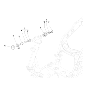Blocchetto di accensione Piaggo Zip 50 4 tempi IGET 3V Euro 4