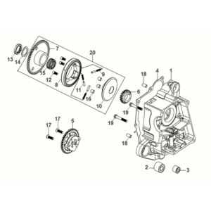 Pompa olio carter assy Sym Orbit III 50 E5